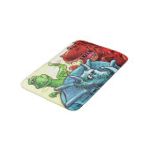 Dinosaur Friends Badmat (Gekanteld)