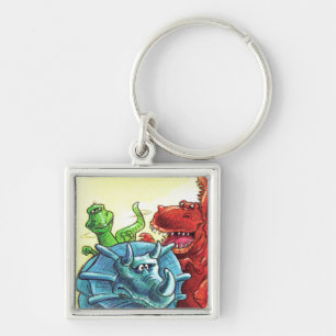 Dinosaur Friends Sleutelhanger
