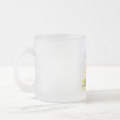 Dinosaur Frosted Glass Mug (Gauche)