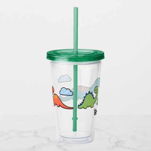 Dinosaur Fun Acryl Drinkbeker (Rechts)