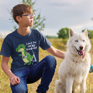 Dinosaur Fun Broken Arm Sympathie T-shirt