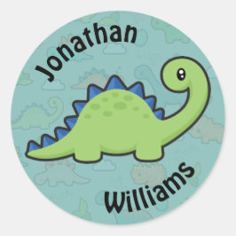 Dinosaur Fun Ronde Sticker