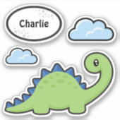 Dinosaur Fun Vinyl Sticker (Voorkant)
