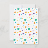 Dinosaur garçon 9e anniversaire Invitation (Dos)