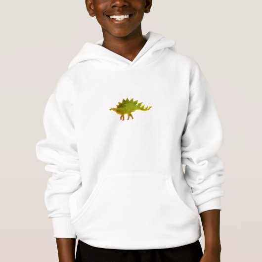 Dinosaur garçons sweat - shirt à capuche (Devant)