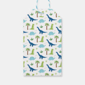 Dinosaur Gepersonaliseerd Cadeaulabel (Achterkant)