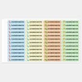 Dinosaur Gepersonaliseerde Kinder benaming School  Labels (Vel)