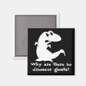 Dinosaur Ghost Magneet (Voorkant / Achterkant)