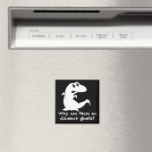 Dinosaur Ghost Magneet (Insitu (Vaatwasser))