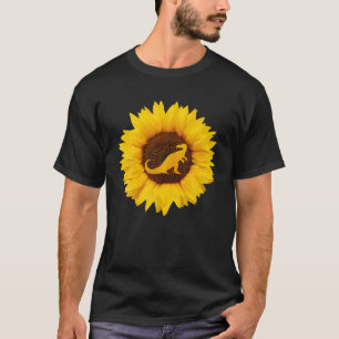 Dinosaur Gift for Women Mannen T-rex Animal Sunflo T-shirt