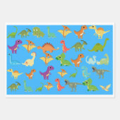 Dinosaur Gift Wrapping Paper (Voorkant)