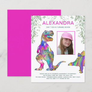 Dinosaur Girls Birthday Party Photo Budget