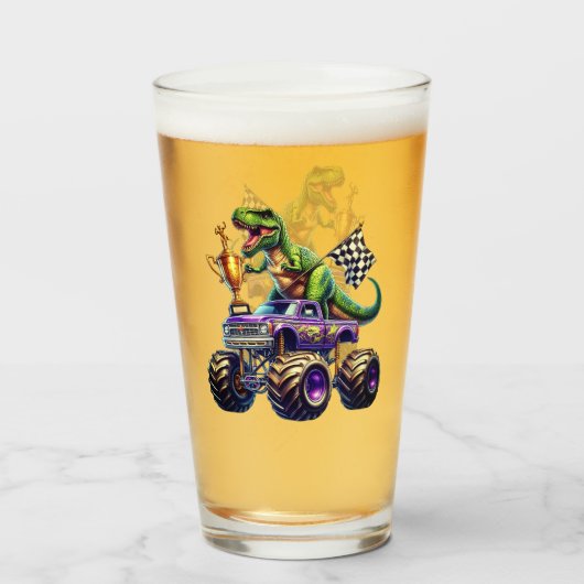 Dinosaur  glas (Voorkant gevuld)