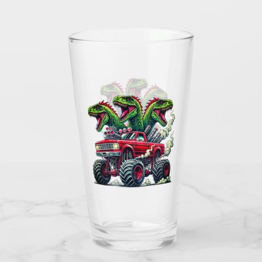 Dinosaur  glas (Achterkant)