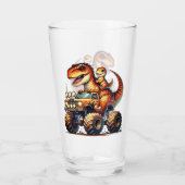 Dinosaur  glas (Achterkant)