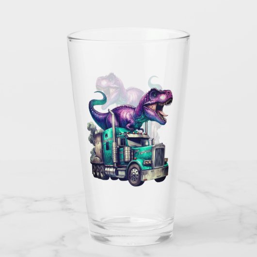 Dinosaur  glas (Achterkant)