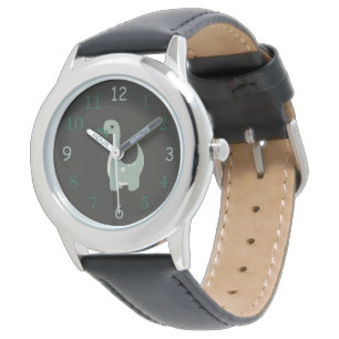 Dinosaur Groen Neutraal Horloge
