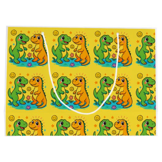 Dinosaur Groot Cadeauzakje (Achterkant)