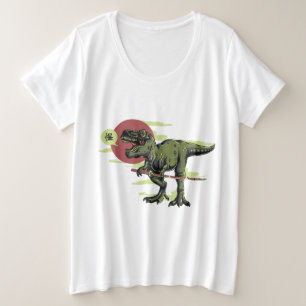 Dinosaur Grote Maat T-shirt