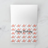 Dinosaur Grr. Birthday-kaart Kaart (Binnen)