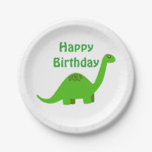 Dinosaur Happy Birthday Party Paper Bord