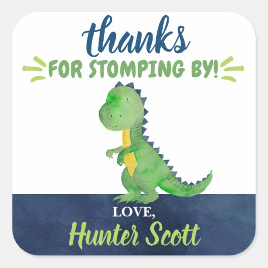 Dinosaur Hartelijk dank voor de positieve stickers (Voorkant)