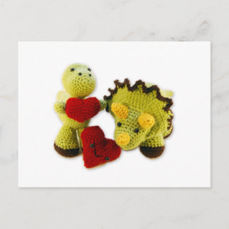 Dinosaur + Hearts Briefkaart
