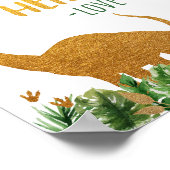 Dinosaur Herbivores Birthday Food Table Sign Poster (Hoek)