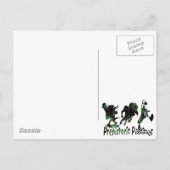 Dinosaur Hockey Slash Gear Briefkaart (Achterkant)