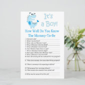 Dinosaur Hoe goed ken je het baby shower spel? (Staand voorkant)