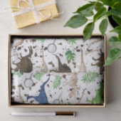 Dinosaur Hunt. Dinosaurussen op Safari Boys Kinder Tissuepapier (Geschenk)