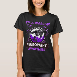 Dinosaur ik ben een Warrior NEUROPATHY Awareness T-shirt