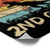 Dinosaur ik ben klaar om de tweede klas terug te Poster (Hoek)