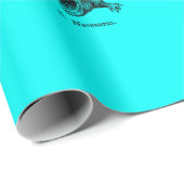  Dinosaur Illustratie Retro Dinosauriërs Cadeaupapier (Rol Hoek)