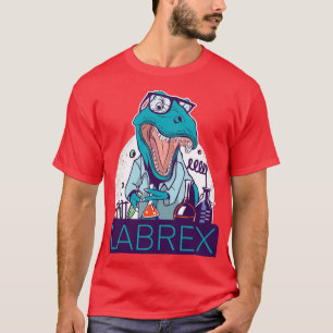 Dinosaur in natte Lab Labrex Chemist Test tubes T-shirt