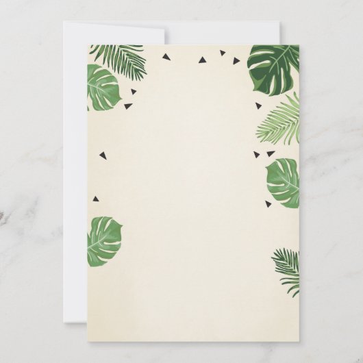 Dinosaur invitation anniversaire Dino mite T-Rex f (Dos)