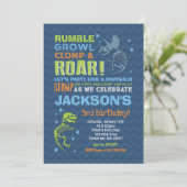 Dinosaur Invitation Anniversaire Dinosaur Fossil P (Debout devant)