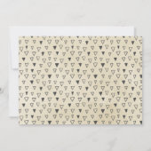 Dinosaur Invitation d'anniversaire à trois rythmes (Dos)