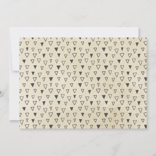 Dinosaur Invitation d'anniversaire à trois rythmes (Dos)