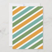 Dinosaur Invitation de fête du 2e anniversaire (Dos)