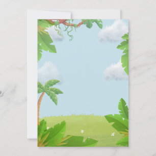 Dinosaur Invitation pour le deuxième anniversaire