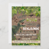 Dinosaur invitations anniversaire, Dinosaur Annive (Devant)