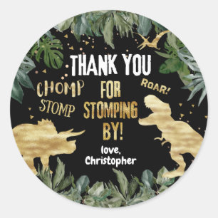 Dinosaur is voorstander van het idee dat je door ronde sticker
