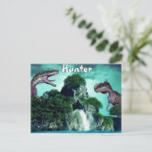 Dinosaur Island Briefkaart (Staand voorkant)