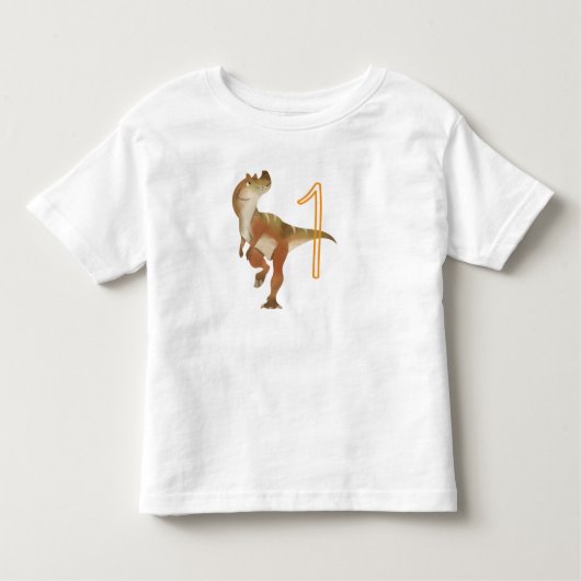 Dinosaur-jarige Kinder Shirts (Voorkant)
