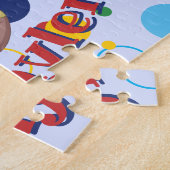 Dinosaur Jigsaw Puzzle Kids Name Learning Game (Côté)