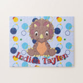 Dinosaur Jigzaag Puzzle Kinder Name Learning Game Legpuzzel (Horizontaal)