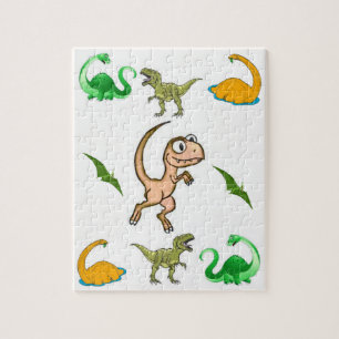 Dinosaur Jigzaag Puzzle Legpuzzel