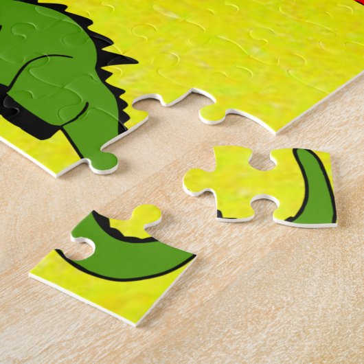 Dinosaur Jigzaag Puzzle Legpuzzel (Zijkant)