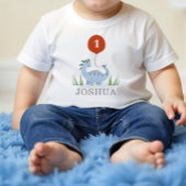 Dinosaur Jongens Eerste 1e Verjaardag